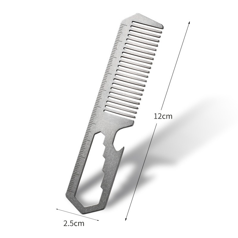 Comb Pocket Titanium - مشط متعدد الوظائف جديد من سبائك