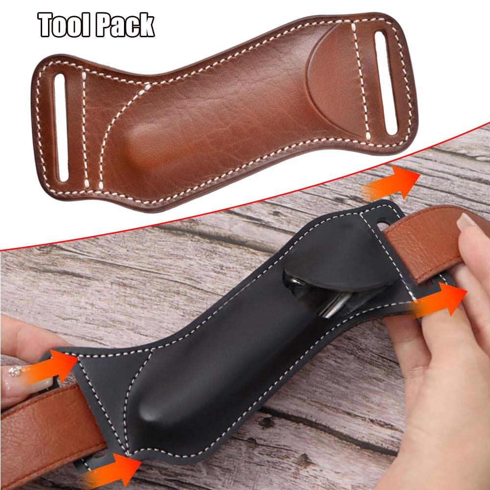 Leather Edc. Carry Pouch - حقيبة أدوات تكتيكية، جراب سكين قابل