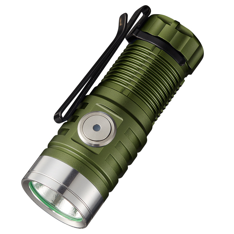Edc Day Carry - مصباح يدوي تكتيكي صغير ساطع USB