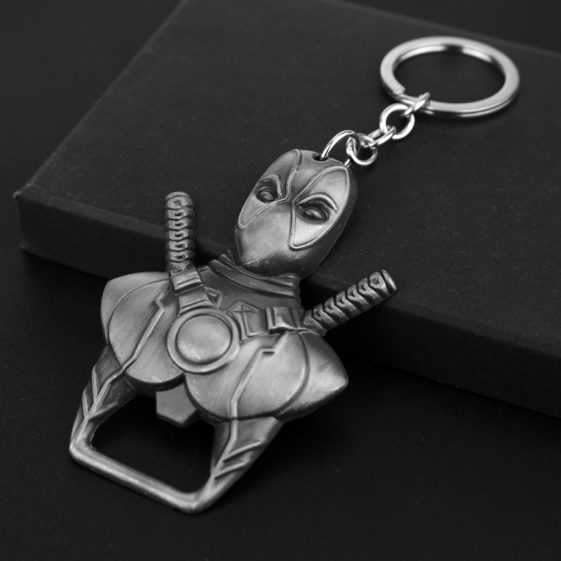 Bottle Opener Keyring - سلسلة مفاتيح ديدبول عصرية ومخصصة مع