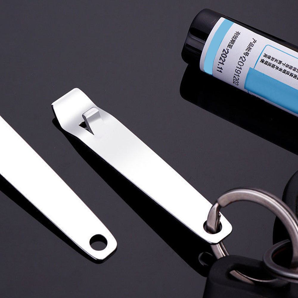 1 قطعة الفولاذ المقاوم للصدأ ع - مراجعة Bottle Opener Keyring وسعره