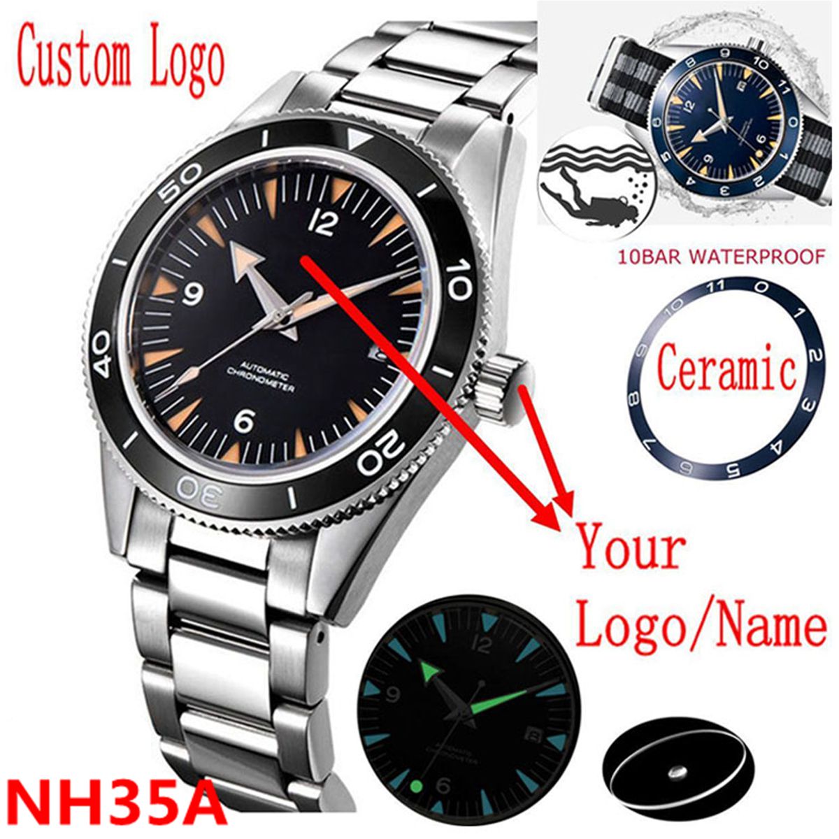 شعار مخصص NH35 ساعة يد تعمل با - مراجعة Watch Winder Compact وسعره
