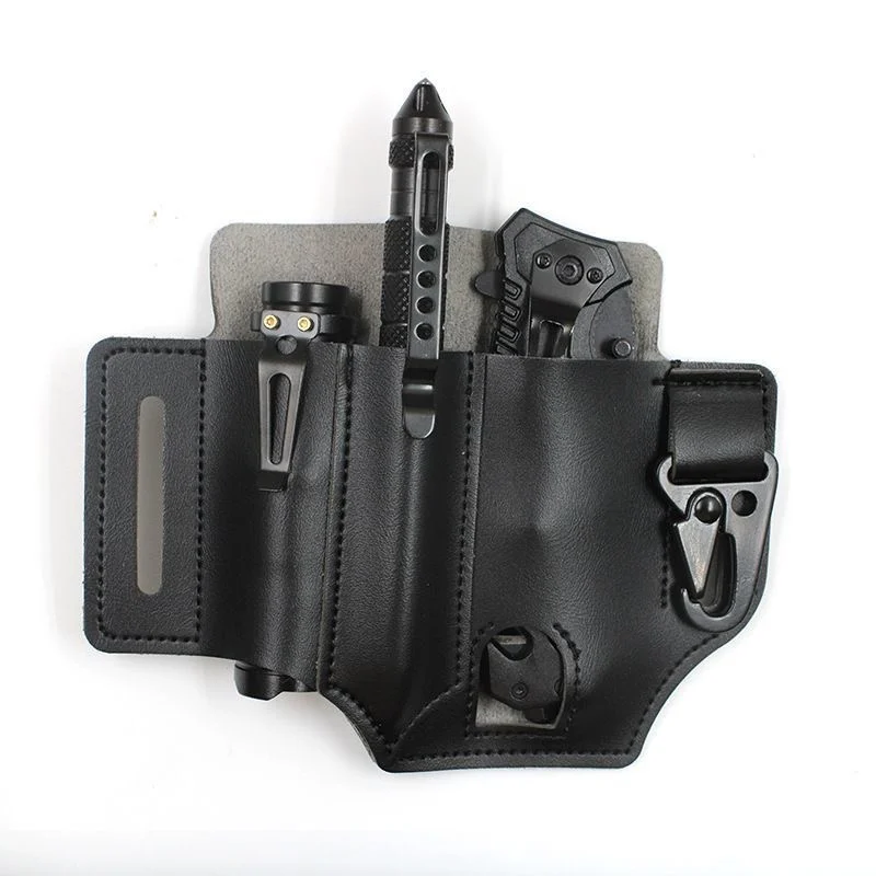 جلد البقر الخصر شماعات المحمول - مراجعة Leather Edc. Carry Pouch وسعره