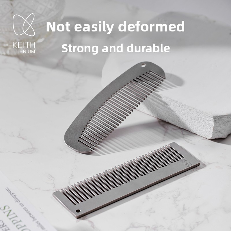 مشط محفظة تيتانيوم KEITH للشعر - مراجعة Comb Pocket Titanium وسعره