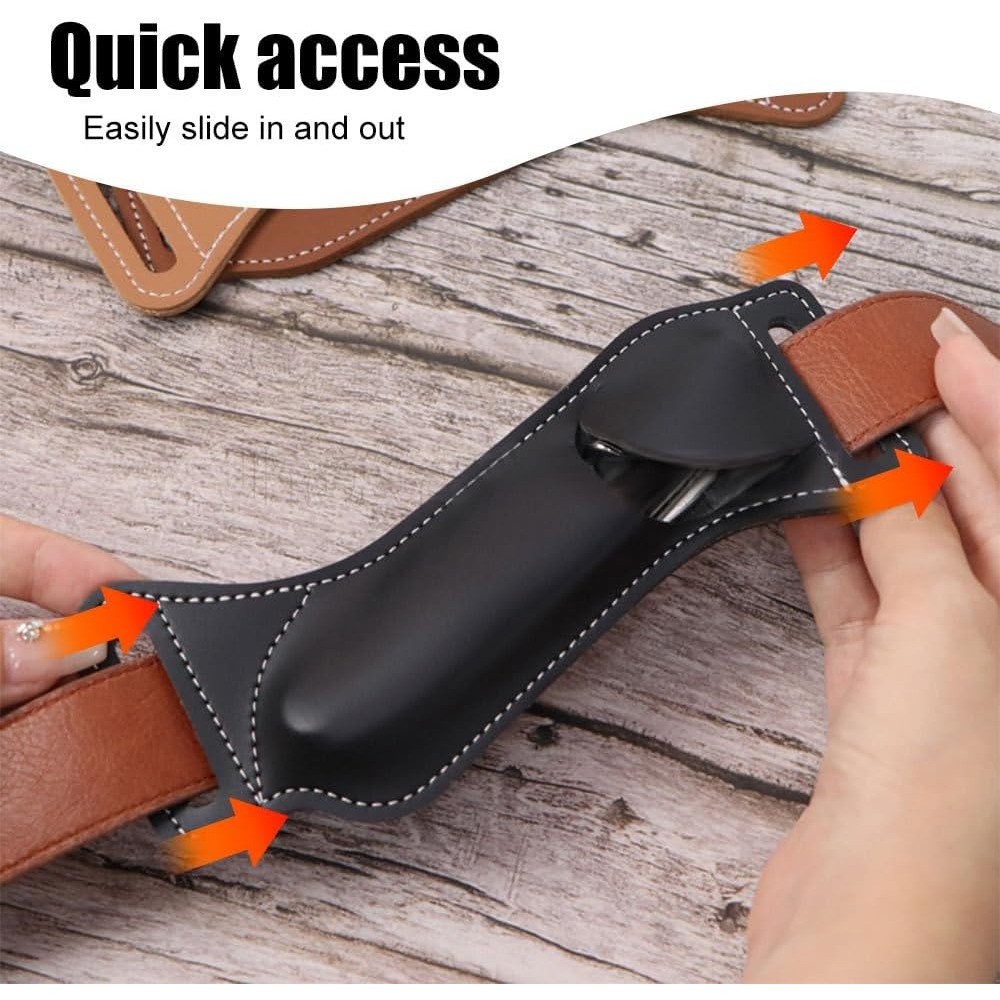حافظة سكين قابلة للطي مقاس 5 ب - مراجعة Leather Edc. Carry Pouch وسعره