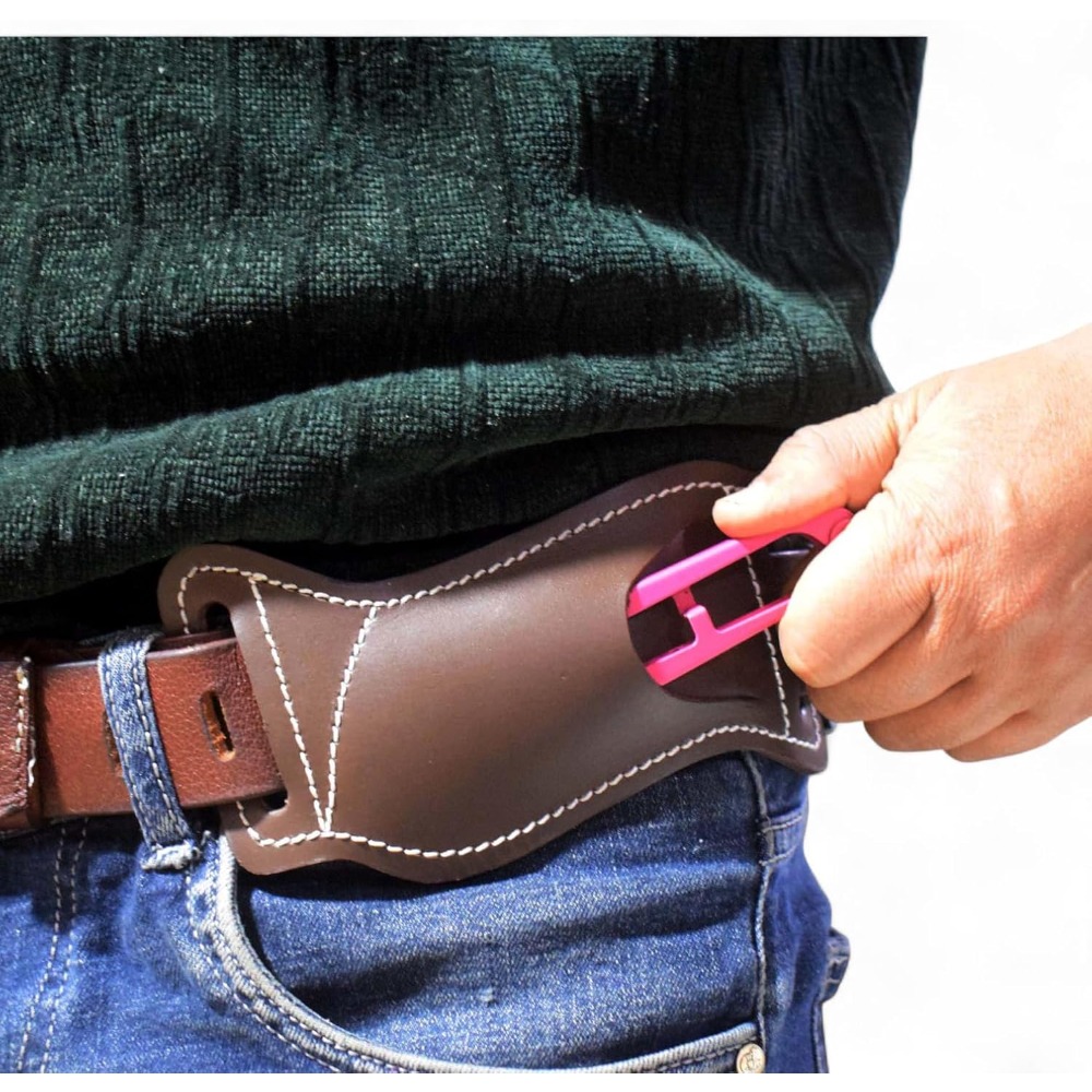 حافظة سكين قابلة للطي مقاس 5 ب - مراجعة Leather Edc. Carry Pouch وسعره