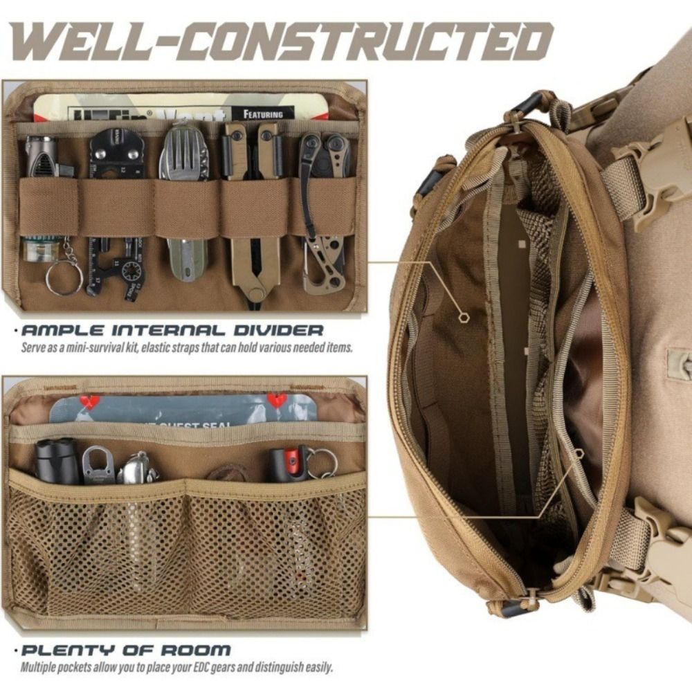 حقيبة صدر رجالية عصرية من النا - مراجعة Edc Carry Items وسعره