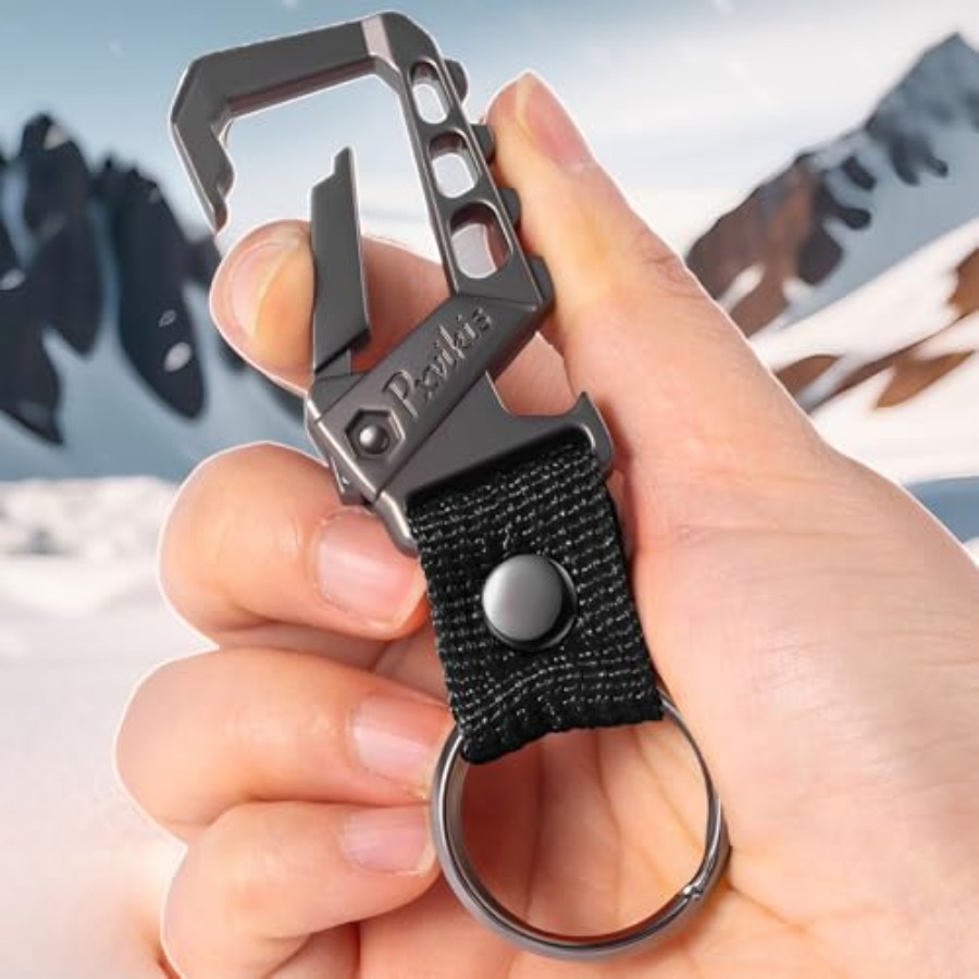 سلسلة مفاتيح معدنية متينة مع م - مراجعة Bottle Opener Keyring وسعره