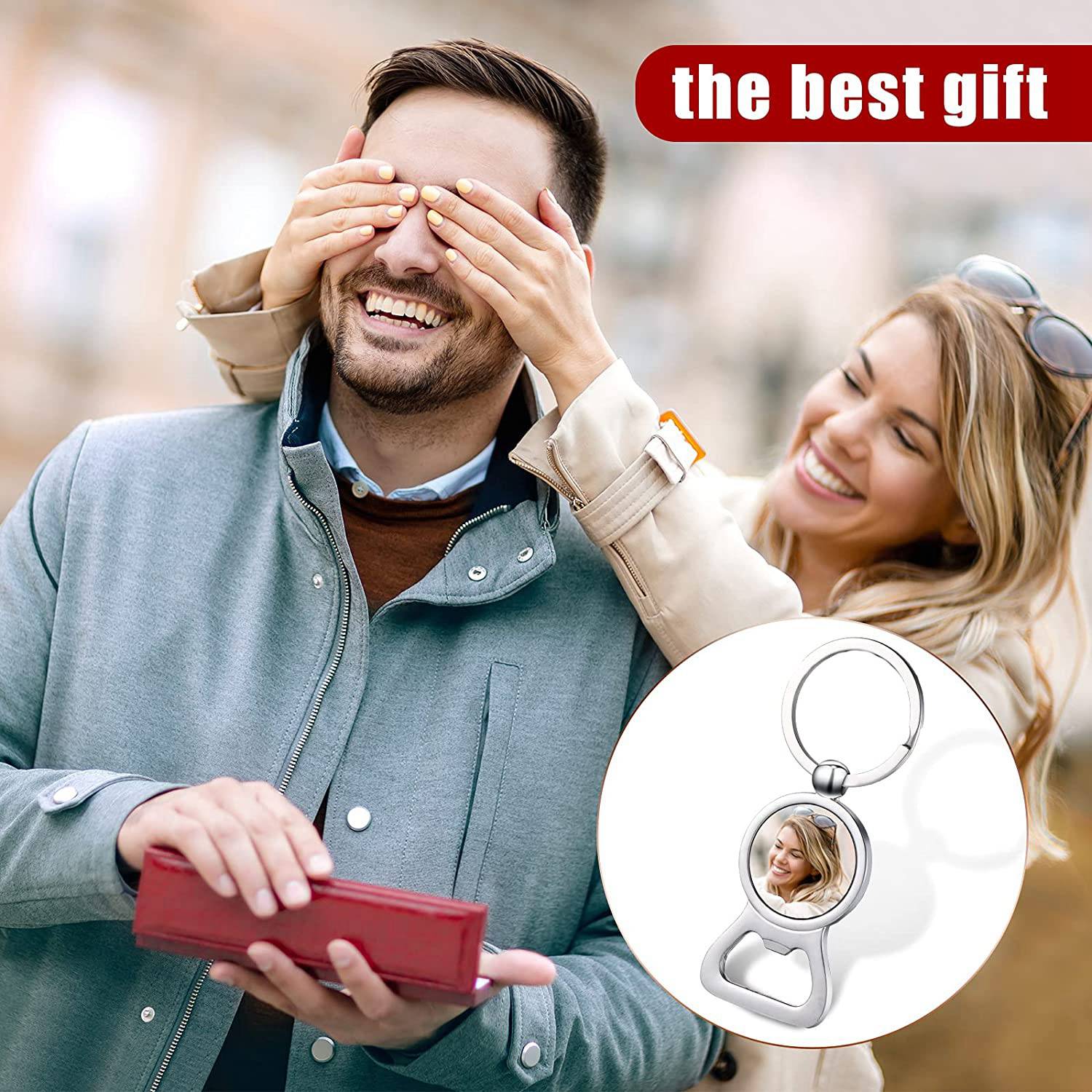 AED7-10 قطع سلاسل مفاتيح فارغة - مراجعة Bottle Opener Keyring وسعره