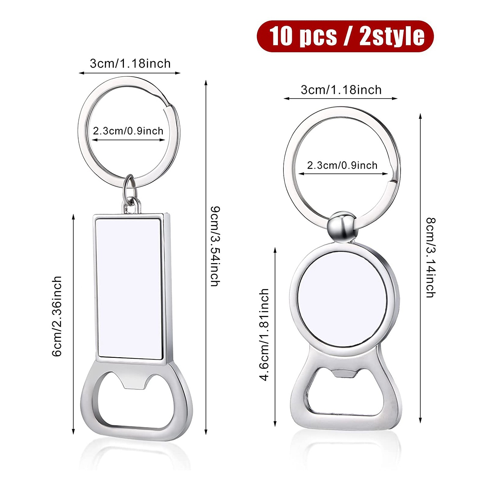 AED7-10 قطع سلاسل مفاتيح فارغة - مراجعة Bottle Opener Keyring وسعره