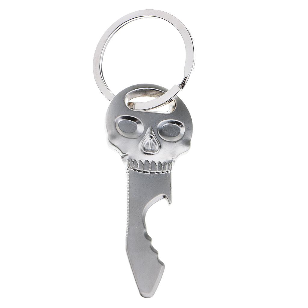 حلقة مفاتيح معدنية بتصميم جمجم - مراجعة Bottle Opener Keyring وسعره